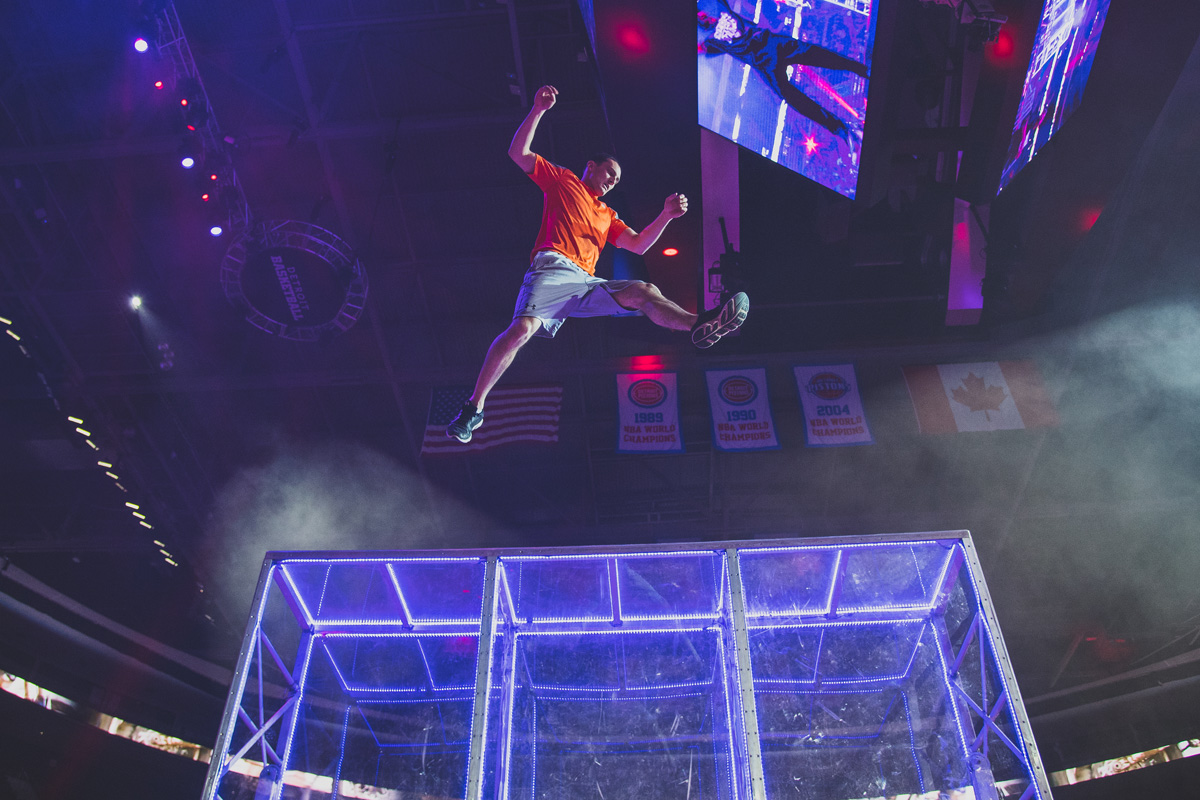 The Most Extreme high flying act in live entertainment today!  Champion trampoline athletes combine with innovative prop designs(“the wall”) and choreography, these athletes defy gravity with their acrobatic skills that keep audiences holding their breath!